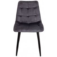 Стул AksHome FRED серый велюр HLR-21/черный купить в Минске Стул AksHome FRED серый велюр HLR-21/черный купить в Минске