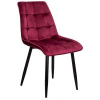 Стул AksHome Fred (Фред) винный велюр HLR-38/черный