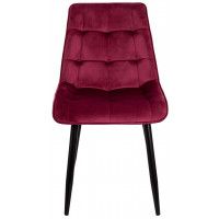 Стул AksHome Fred (Фред) винный велюр HLR-38/черный купить в Минске Стул AksHome Fred (Фред) винный велюр HLR-38/черный купить в Минске