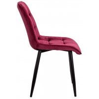 Стул AksHome Fred (Фред) винный велюр HLR-38/черный купить в Минске Стул AksHome Fred (Фред) винный велюр HLR-38/черный купить в Минске