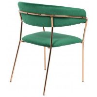 Стул AksHome GENEVA (Женева) зеленый велюр/золото купить в Минске