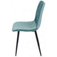 Стул AksHome GILL (Гилл) бутылочный велюр/черный купить в Минске