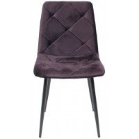 Стул AksHome GILL (Гилл) сливовый велюр/черный купить в Минске