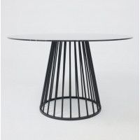 Стол GOTO d1200*750 черный мрамор/черный купить в Минске