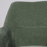 Кресло поворотное AksHome GRAFF (Графф) зеленый шенилл Ote Canna 355 /черный купить в Минске