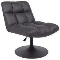 Кресло поворотное AksHome GRANDE (Гранде) экокожа винтажный черный WATUSI 16/черный