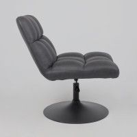 Кресло поворотное AksHome GRANDE (Гранде) экокожа винтажный черный WATUSI 16/черный купить в Минске