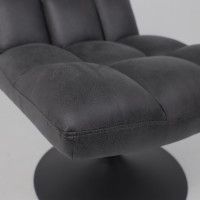 Кресло поворотное AksHome GRANDE (Гранде) экокожа винтажный черный WATUSI 16/черный купить в Минске