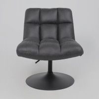 Кресло поворотное AksHome GRANDE (Гранде) экокожа винтажный черный WATUSI 16/черный купить в Минске