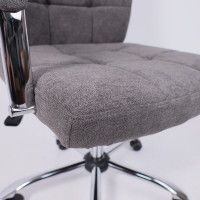 Кресло Akshome HARMONY (Хармони) серая ткань/хром купить в Минске