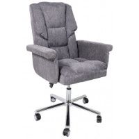 Кресло AksHome Homer Eco экокожа темно-серый