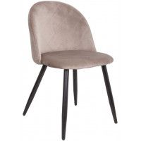 Стул AksHome HONNOR (Хонор) бежевый велюр HLR-08/черный