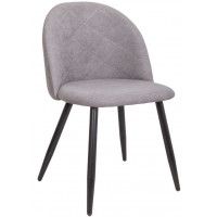 Стул AksHome HONNOR (Хонор) светло-серый 1701-26/черный