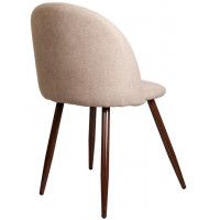 Стул AksHome HONNOR (Хонор) бежевая ткань 1701-3/орех купить в Минске