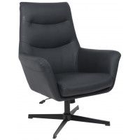 Кресло Akshome Hudson (Хадсон) экокожа черный PU-24/черный