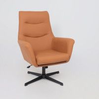 Кресло Akshome Hudson (Хадсон) экокожа охра PU-17/черный купить в Минске