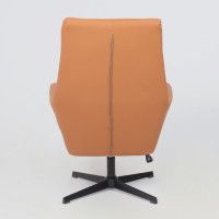 Кресло Akshome Hudson (Хадсон) экокожа охра PU-17/черный купить в Минске