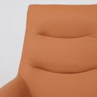 Кресло Akshome Hudson (Хадсон) экокожа охра PU-17/черный купить в Минске