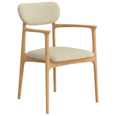 Стул ИЛОНА ЛАЙТ дуб натуральный / покрытие бесцветное / крем купить в Минске