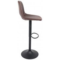 Стул барный AksHome INDIANA (Индиана) экокожа коричневый  PU C-03/черный купить в Минске