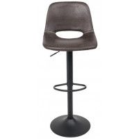 Стул барный AksHome INDIANA (Индиана) экокожа графит PU C-05/черный купить в Минске