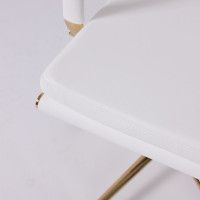 Кресло AksHome INDIGO (Индиго) белый/золотой купить в Минске