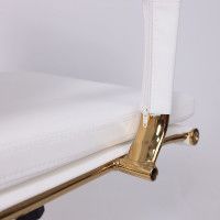 Кресло AksHome INDIGO (Индиго) белый/золотой купить в Минске