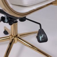 Кресло AksHome INDIGO (Индиго) белый/золотой купить в Минске