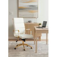 Кресло AksHome INDIGO (Индиго) белый/золотой купить в Минске