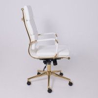 Кресло AksHome INDIGO (Индиго) белый/золотой купить в Минске