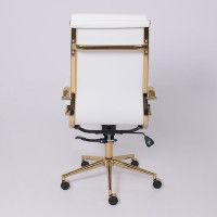 Кресло AksHome INDIGO (Индиго) белый/золотой купить в Минске