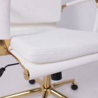 Кресло AksHome INDIGO (Индиго) белый/золотой купить в Минске