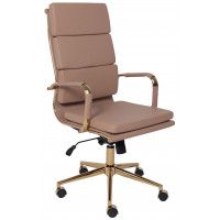 Кресло AksHome INDIGO (Индиго) кофейный/золотой