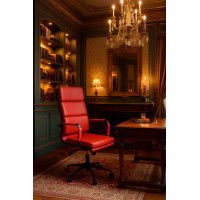 Кресло AksHome INDIGO (Индиго) красный/черный купить в Минске