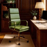 Кресло AksHome INDIGO (Индиго) зеленый/золотой купить в Минске