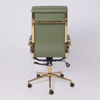 Кресло AksHome INDIGO (Индиго) зеленый/золотой купить в Минске