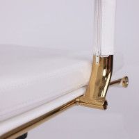 Кресло AksHome INDIGO (Индиго) LB белый/золотой купить в Минске