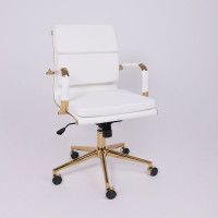 Кресло AksHome INDIGO (Индиго) LB белый/золотой купить в Минске