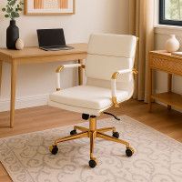 Кресло AksHome INDIGO (Индиго) LB белый/золотой купить в Минске