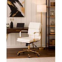 Кресло AksHome INDIGO (Индиго) LB белый/золотой купить в Минске