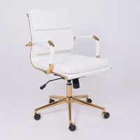 Кресло AksHome INDIGO (Индиго) LB белый/золотой купить в Минске