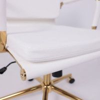 Кресло AksHome INDIGO (Индиго) LB белый/золотой купить в Минске