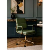 Кресло AksHome INDIGO (Индиго) LB зеленый/золотой купить в Минске