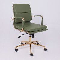 Кресло AksHome INDIGO (Индиго) LB зеленый/золотой купить в Минске