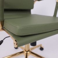 Кресло AksHome INDIGO (Индиго) LB зеленый/золотой купить в Минске