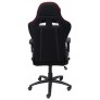 Кресло поворотное AksHome INFINITI (Инфинити) черный/красный
