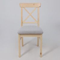 Стул Ингольф тон 15 прозрачный лак/серая ткань Аризона дождь 149/2 купить в Минске