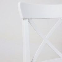 Стул Ингольф белый тон 7/серая ткань Аризона дождь 149/2 купить в Минске