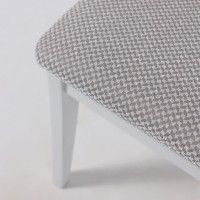 Стул Ингольф белый тон 7/серая ткань Аризона дождь 149/2 купить в Минске