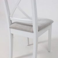 Стул Ингольф белый тон 7/серая ткань Аризона дождь 149/2 купить в Минске
